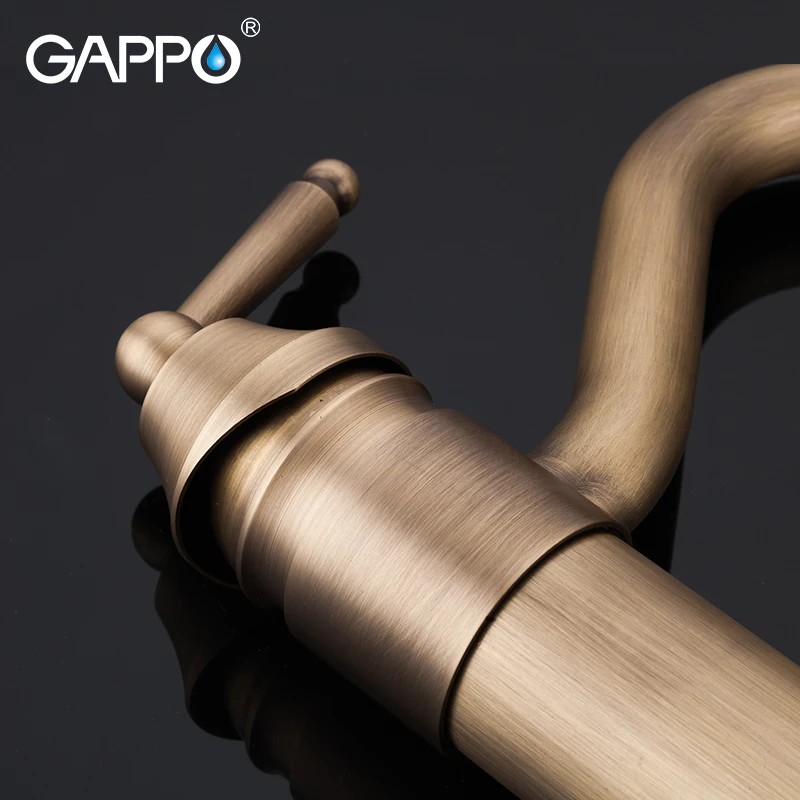 GAPPO латунные смесители для раковины антикварные краны воды на палубе|Смесители