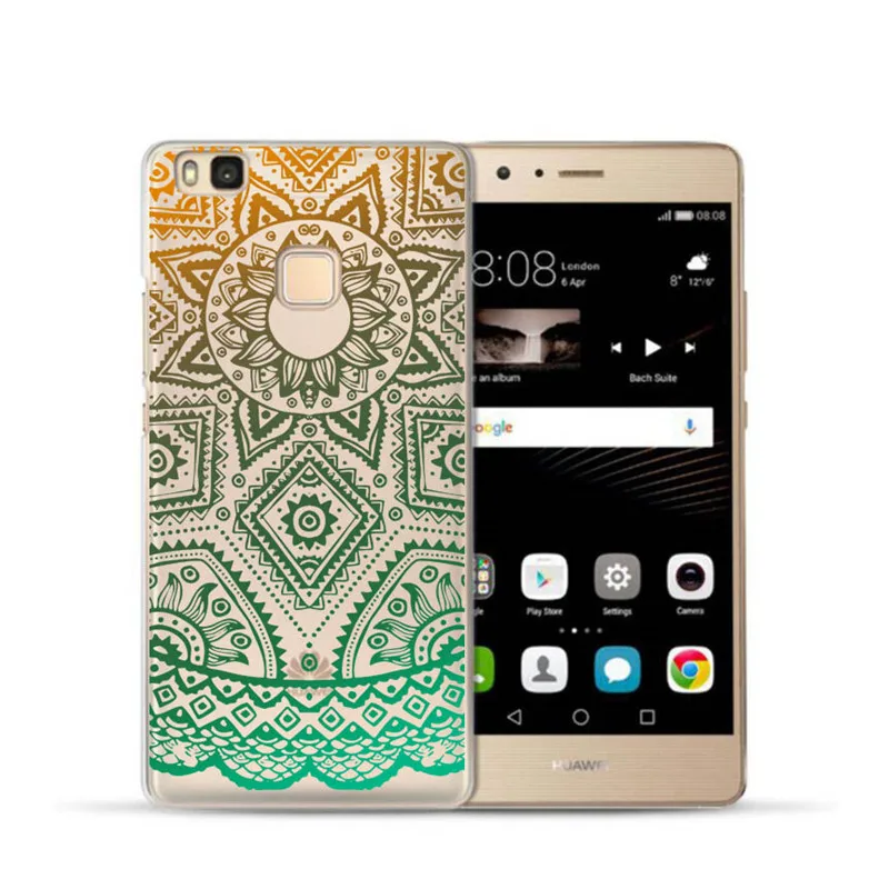 Мягкий прозрачный чехол из ТПУ для Huawei Ascend P8 P9 Lite 2017 P10 P20 lite Plus Ловец снов мягкий