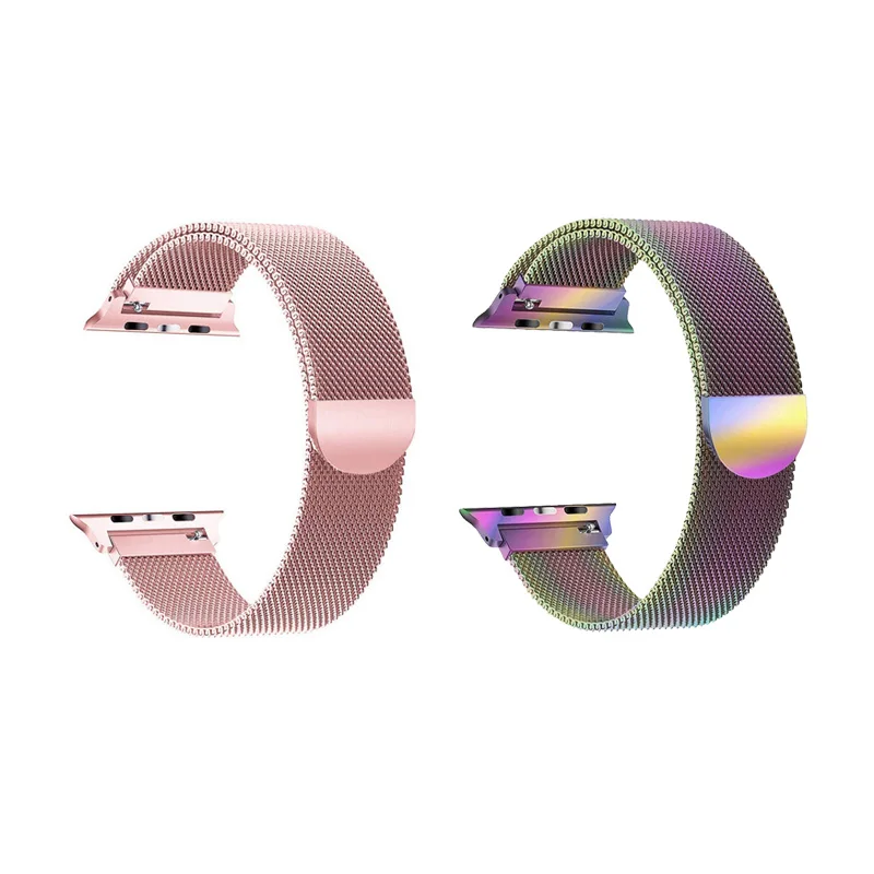 Новая мода Milanese Loop браслет Нержавеющая сталь ремешок для наручных часов Apple Watch