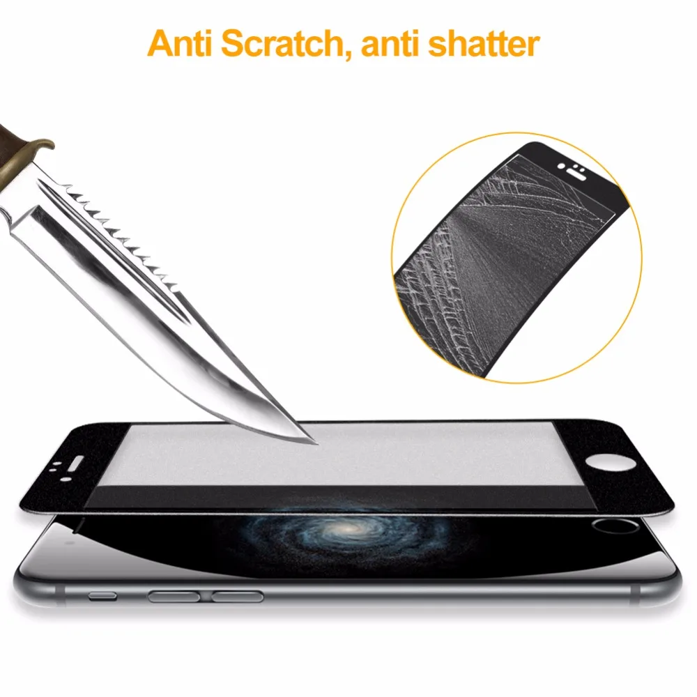 Защитное стекло SmartDevil закаленное с полным покрытием для apple iphone 7 8 Plus|Защитные