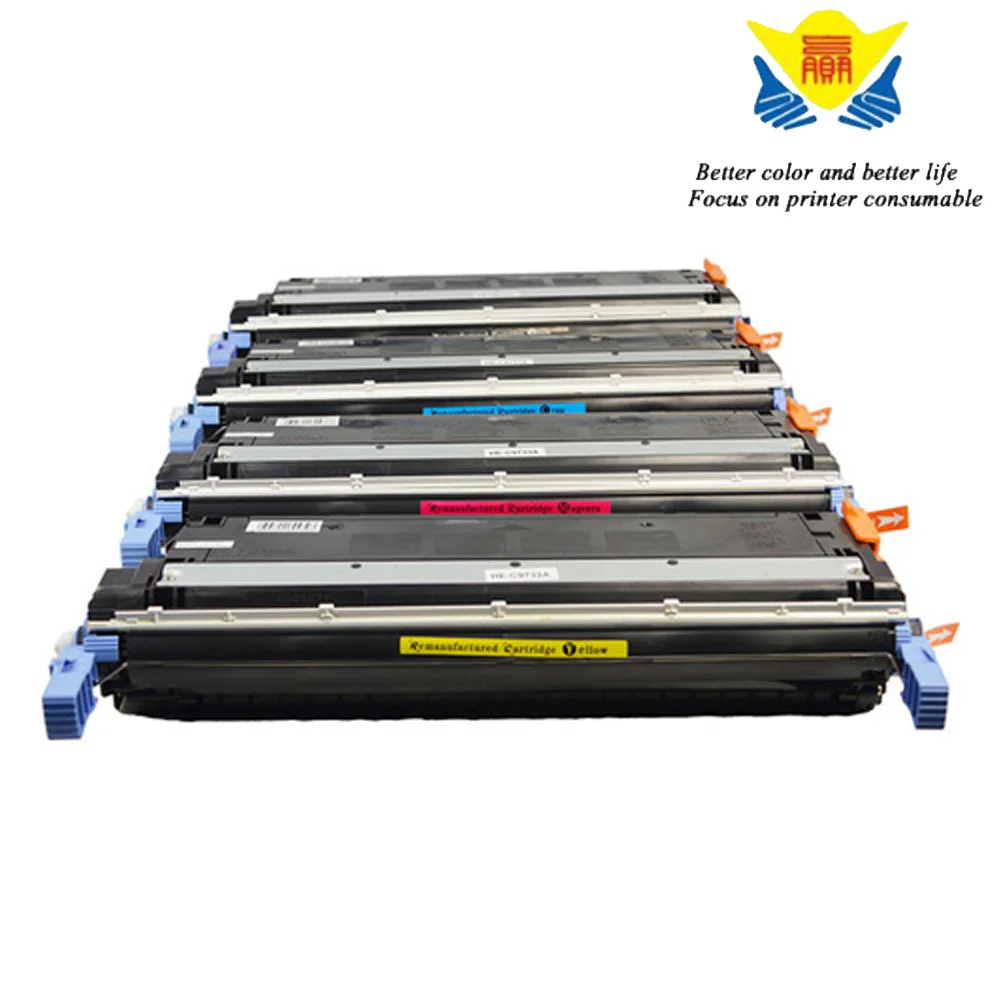 

JIANYINGCHEN Compatible color Toner Cartridge C9720A C9721A C9722A C9723A replacement for HPs Laserjet 4600 laser printer