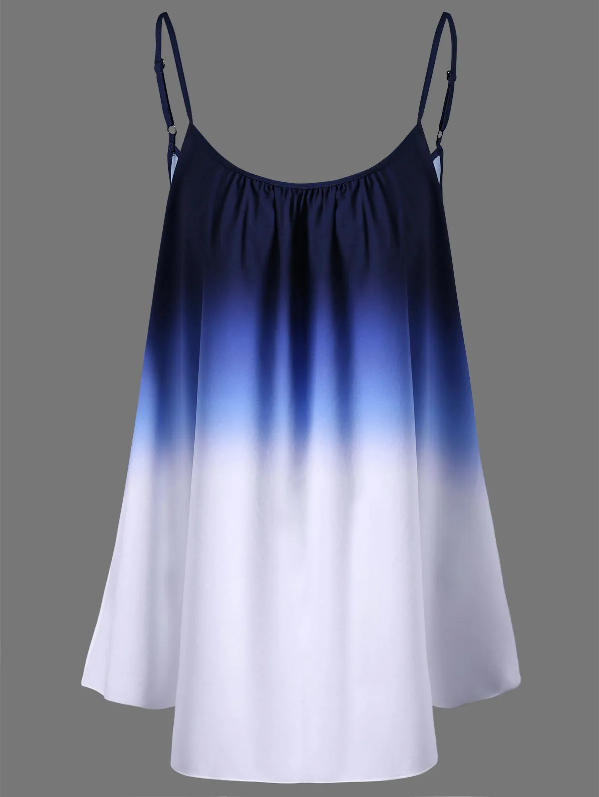 Женская пляжная жилетка ROSEGAL летняя без рукавов с принтом Ombre большого размера