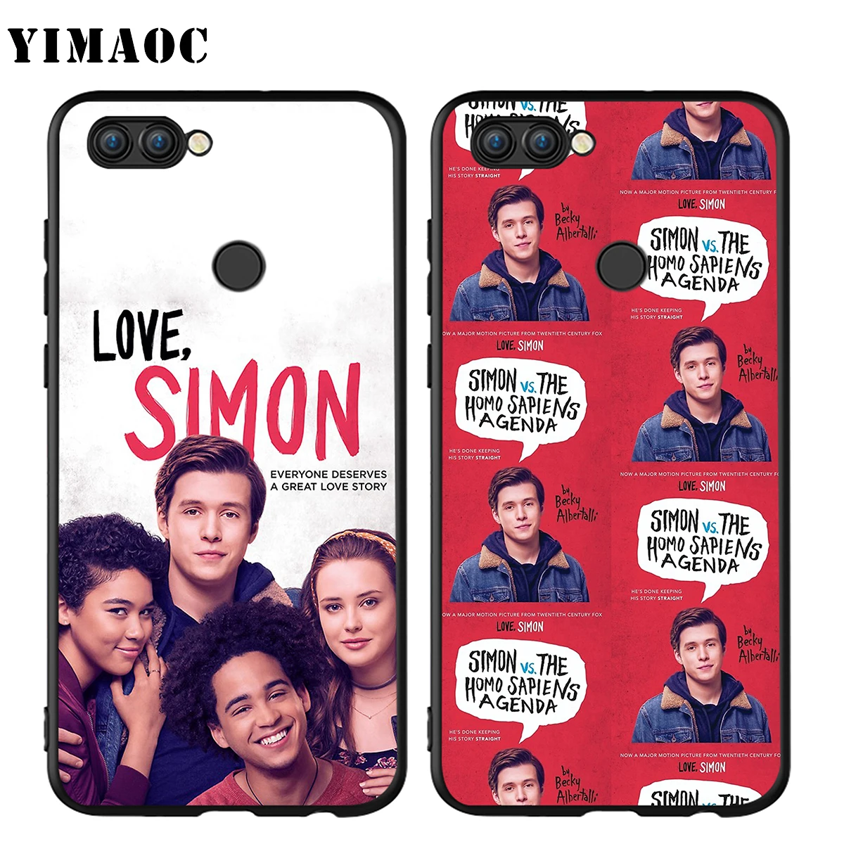 Чехол YIMAOC Love Simon для Huawei Mate 10 P8 P9 P10 P20 P30 P Smart Lite Pro Mini 2017 | Мобильные телефоны и