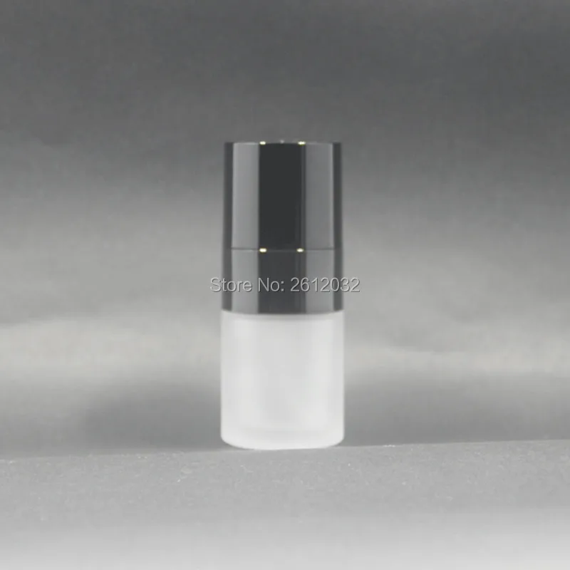 20 мл матовое стекло нажмите насос бутылка с прозрачной насоса пустой мороз