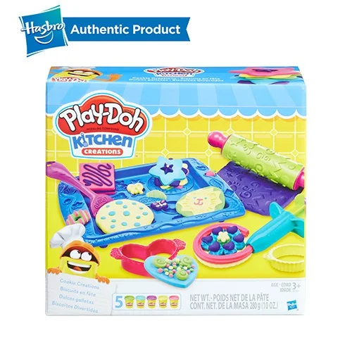 COOKIE CREATIONS Hasbro Play-Doh кухня творения печенье творения Play Doh нетоксичный глиняный Набор Обучающие игрушки мягкая глина DIY игрушки - Цвет: COOKIE CREATIONS