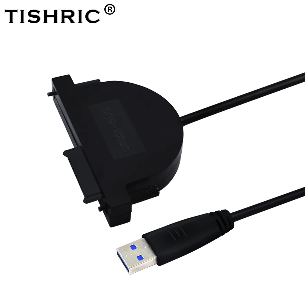 Кабель адаптер TISHRIC Molex 7 + 6 13pin Mini SATA III к usb 3 0 внешний оптический привод со