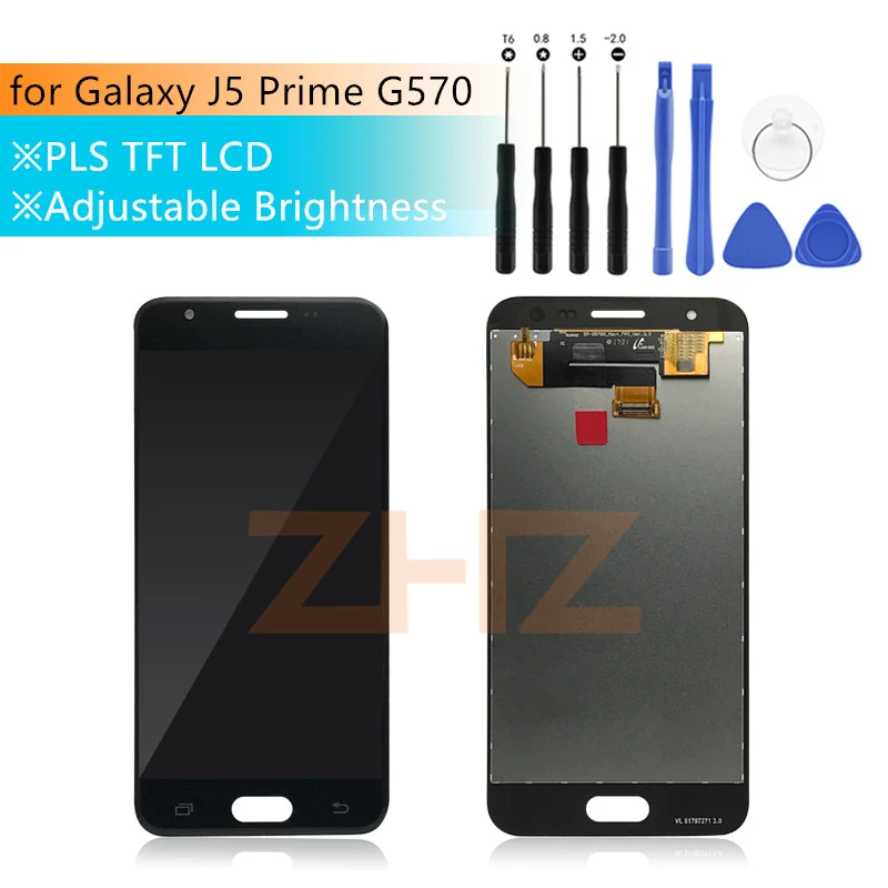 

For Samsung Galaxy J5 Prime G570 G570F On5 2016 G5700 LCD Display Touch Screen Digitizer Assembly Single/Double Hole Replacement