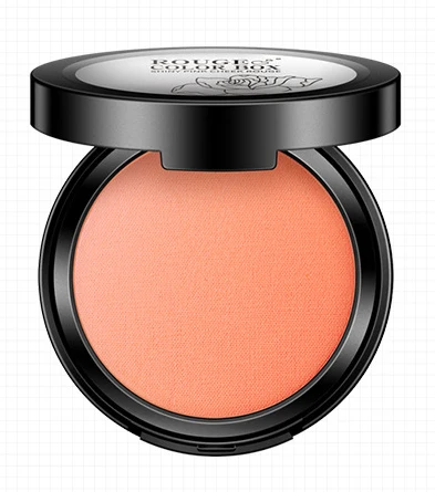 04 Orange Pink BIOAQUA питательные увлажняющие 3-в-1 блестящие розовые щеки набор румян стойкий шелковистый средство, макияж для лица, бронзер, пудра натуральный уход за кожей лица макияж Румяна с зеркалом и кисти для макияжа - Цвет: 04 Orange Pink