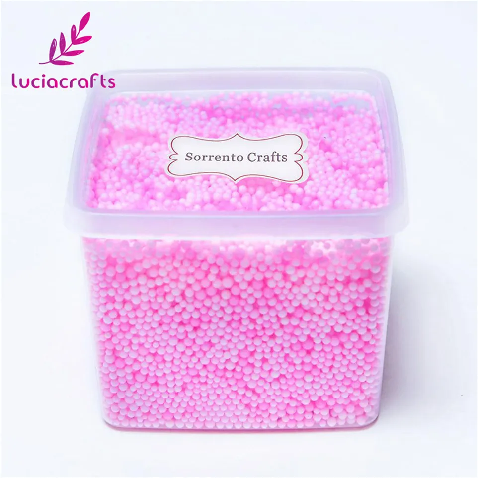 Lucia crafts 1 кор./лот(около 15000 шт.) 2-4 мм Мини пенопластовые шарики для свадьбы/вечерние для художественного оформления ногтей, ручная работа аксессуары Z0201