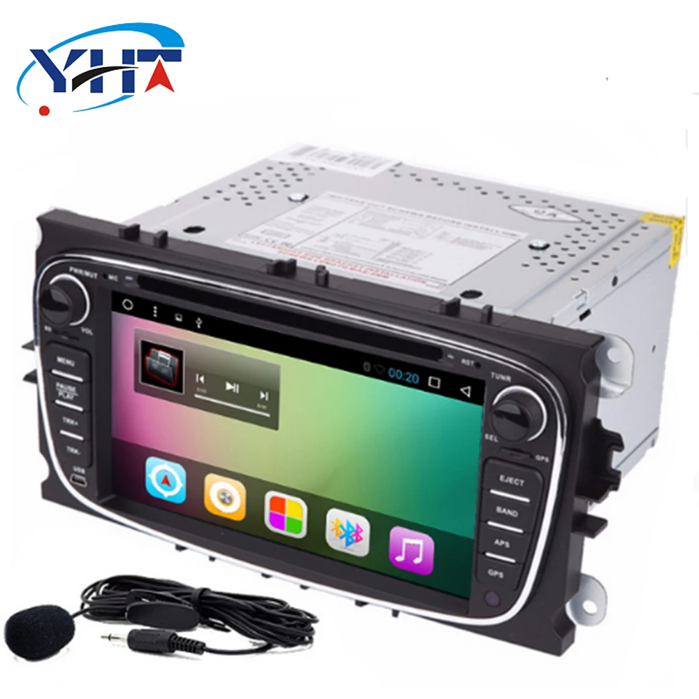2din 7 &quotчетырехъядерный 1 + 16G Android8.1 автомобильный Радио dvd плеер Wifi gps CD SWC BT HD1024 * 600