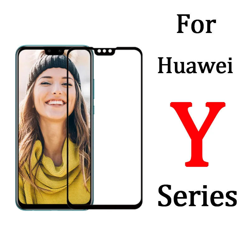Защитное стекло на huawei 7 y y9 2018/2019 y7 y5 prime Закаленное пленка huawai 9 tremp huway 5y 9y