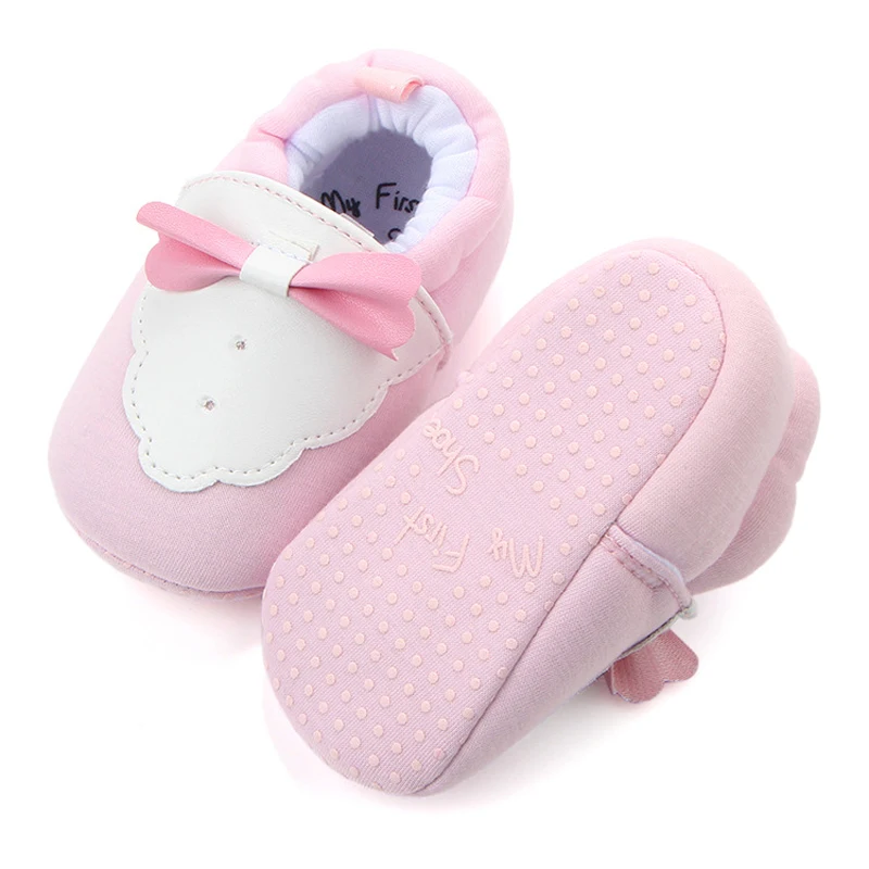 

Newborn shoes Boys Girl First Walkers Shoes Autumn winter Gentleman Cute Cotton Baby Shoes toddler Infant Crib Soft Sole