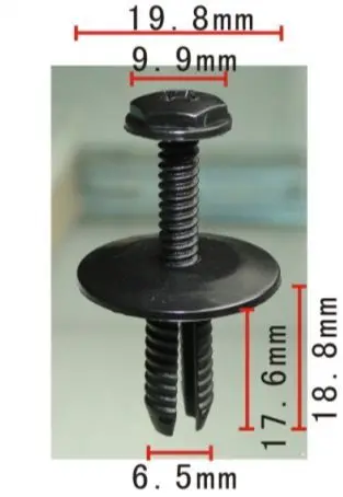 

10x for BMW 3/5/6series Interior Side Skirt Rivet Clips