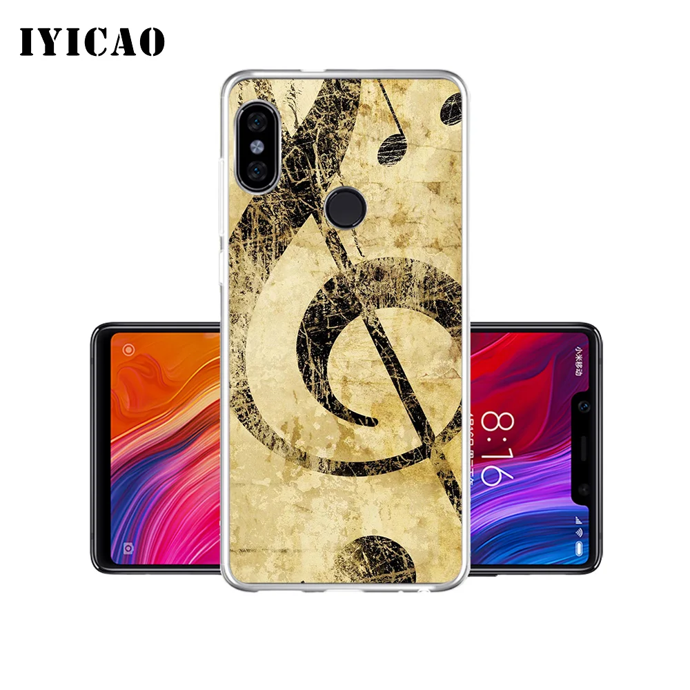 IYICAO музыкальный Мягкий силиконовый чехол для телефона Xiaomi Mi 9 8 SE 6 A1 A2 Lite F1 MIX2S MIX3 TPU