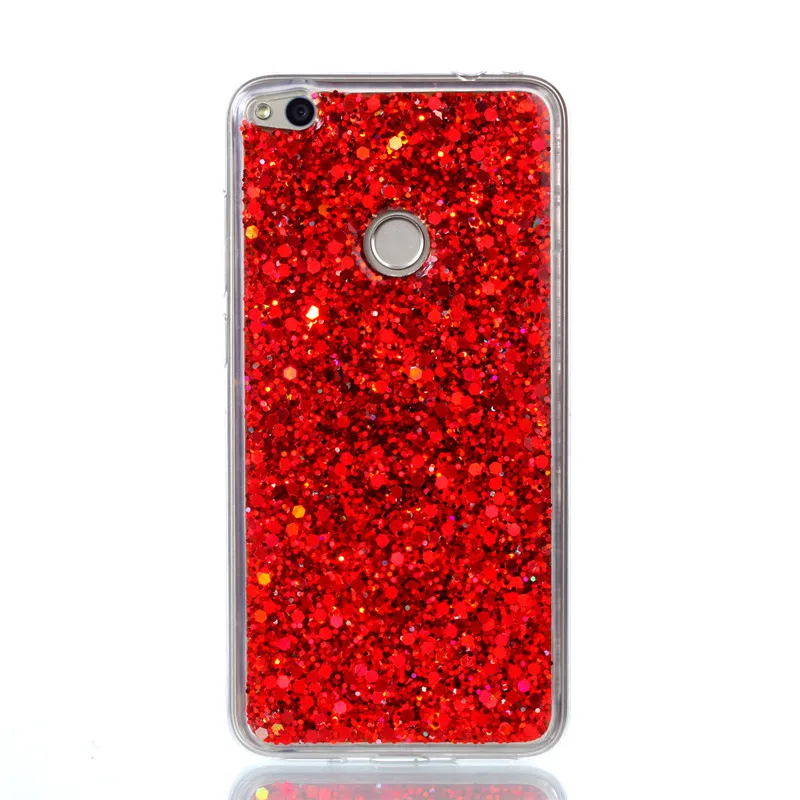 Huawei P8 Lite 2017 Shining Case Soft Silicone TPU Shiny Glitter Back Cover Phone for Honor 8 5.2&quot |