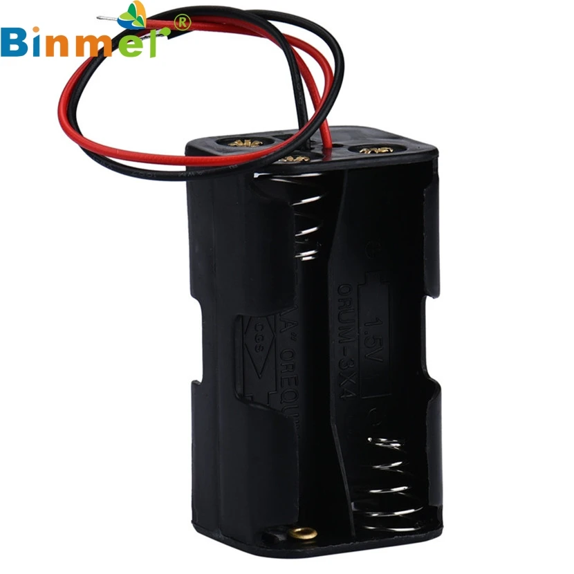 Держатель аккумулятора Mecall Tech Aaa/Чехол/коробка для 2 слота 4 батарейки АА