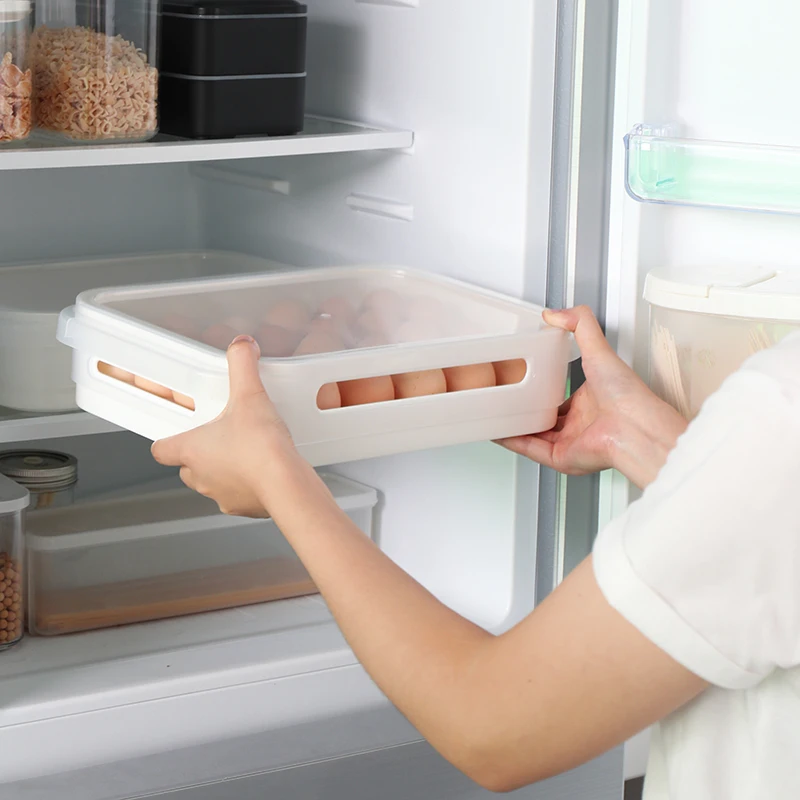 Household large capacity egg storage box plastic breathable 