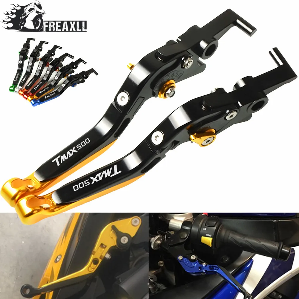 Для YAMAHA TMAX 500 2001 2007 TMAX500 2008 2018 Складные Выдвижные Регулируемые сцепные рычаги