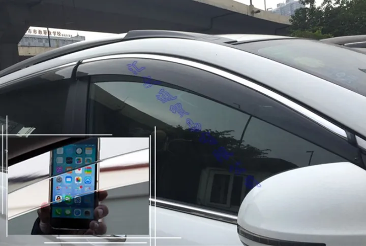 Пластиковый Наружный козырек вентиляционных отверстий для VOLVO XC90 2015-2018 защита от
