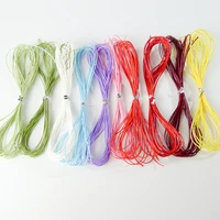 0 5mm korea rope 4m wax string holes jade beads wire rope ock diy rope necklace wax cord jewelry findings components 1093