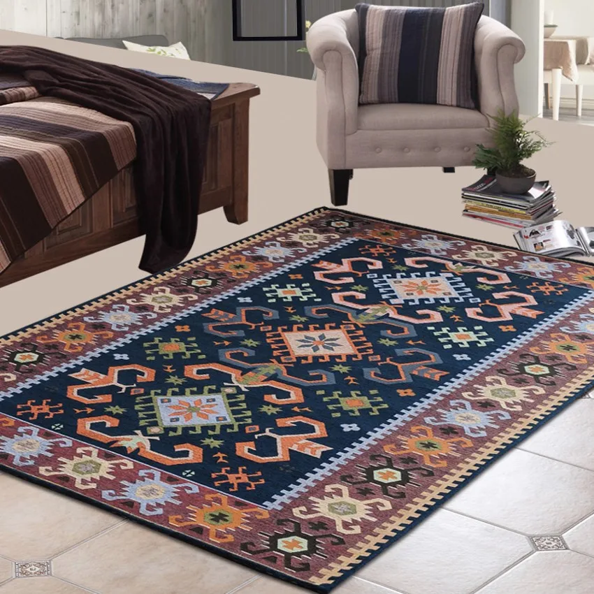Большой Размеры килим узор тканый ковер американский Стиль декоративный для