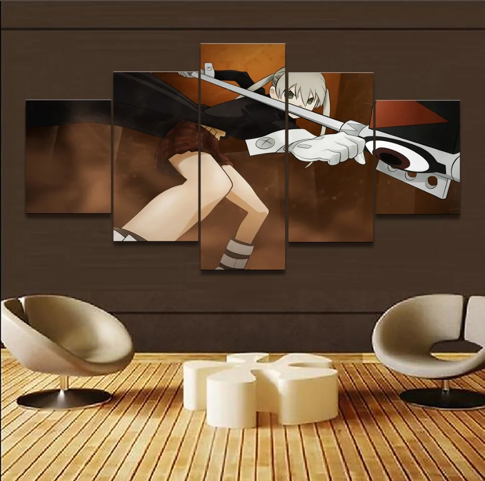 5 шт. аниме Пожиратель души мака альсарая Картина на холсте HD печать плакат