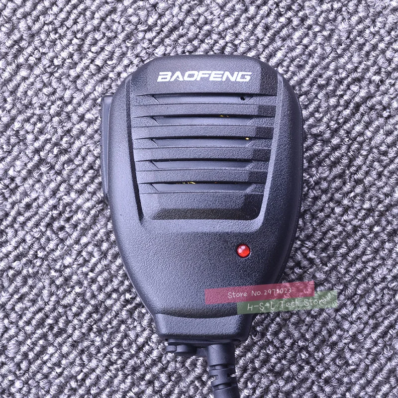 Original PTT Handheld Two Way Radio Speaker Microphone Mic For BAOFENG BF-888S UV-5R 5RA/B/C/D/E UV-3R+ Kenwood Walkie Talkie | Мобильные