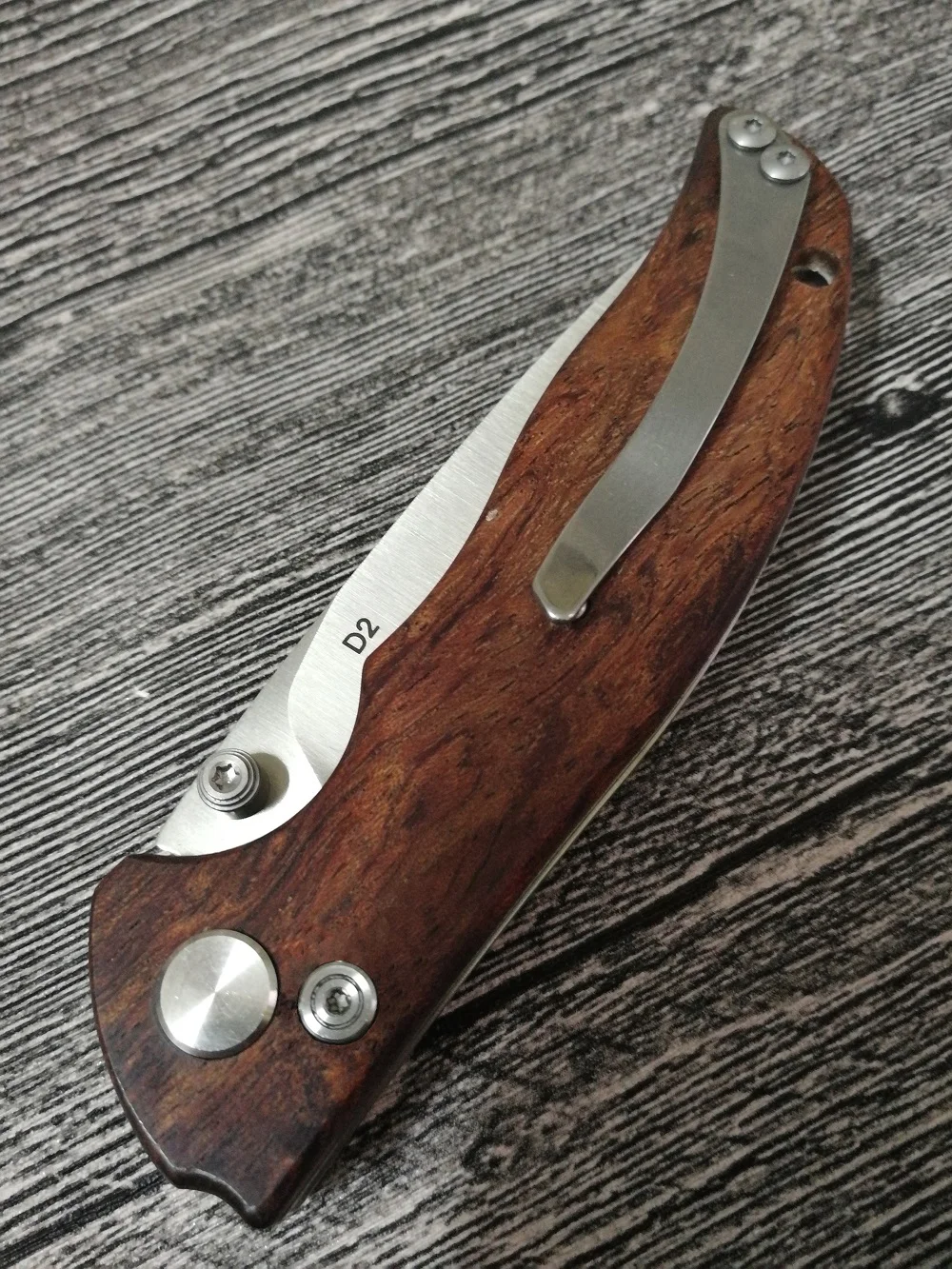 Grady Fung Mini F3 табарган 95 крыса 1 шарикоподшипник стабилизированный Палисандр Ручка складной нож D2 лезвие нож для выживания EDC