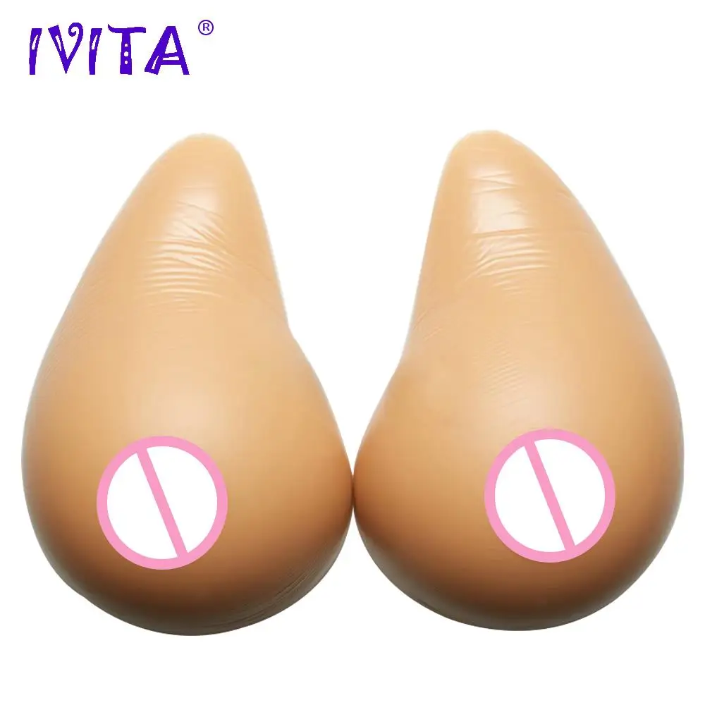 Силиконовые груди IVITA 2000g поддельные для трансвеститов транссексуалов подарок
