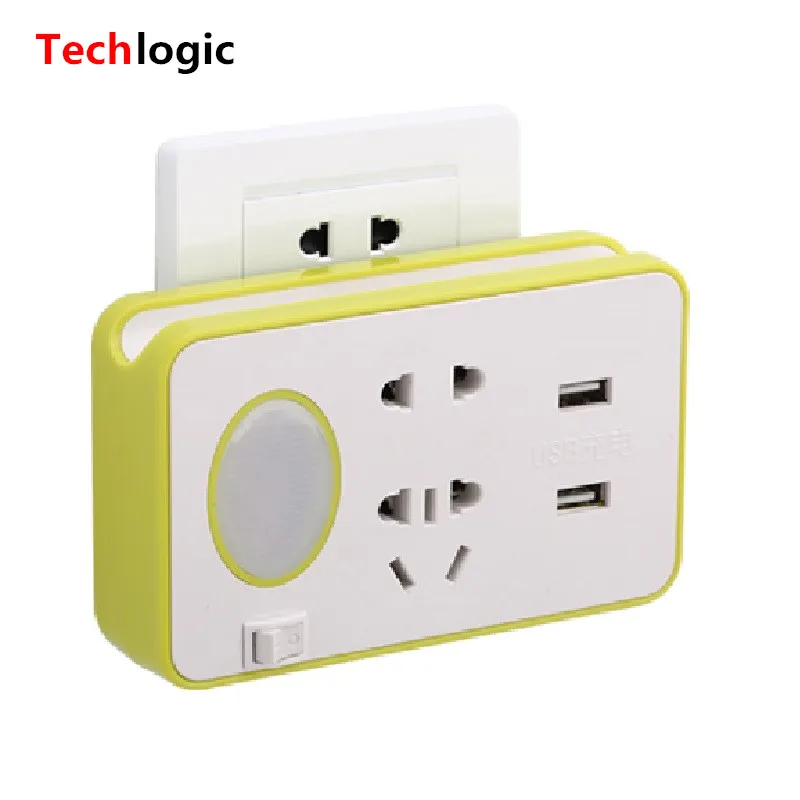 Многофункциональное Зарядное устройство USB со светодиодной подсветкой для