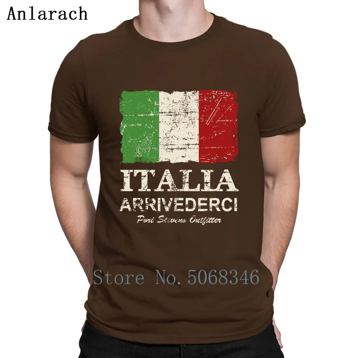 Italy Flag Vintage Look T Shirt Authentic Spring Autumn Anti-Wrinkle Cotton Unisex S-XXXL Customized Unique | Мужская одежда