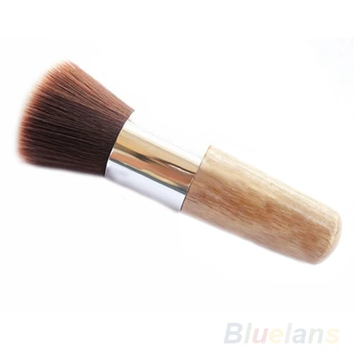 

Latest Flat Top Buffer Foundation Powder Brush Cosmetic Makeup Basic Tool Wooden Handle 028M 4CPV 5K9W