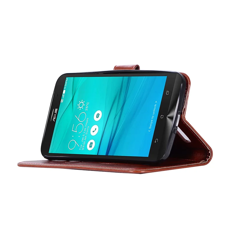 SEASHORE Luxury Case Retro Coque Flip Leather Wallet Phone Cover sFor Asus ZenFone Go ZB551KL / TV G550KL 5.5 Cases | Мобильные