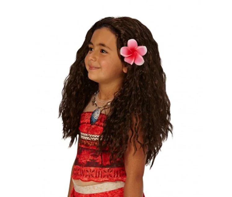 2018 Summer Moana Dress for girls Vaiana Princess Dresses Kids Party Cosplay Costumes With Wig Children Clothing clothes | Детская