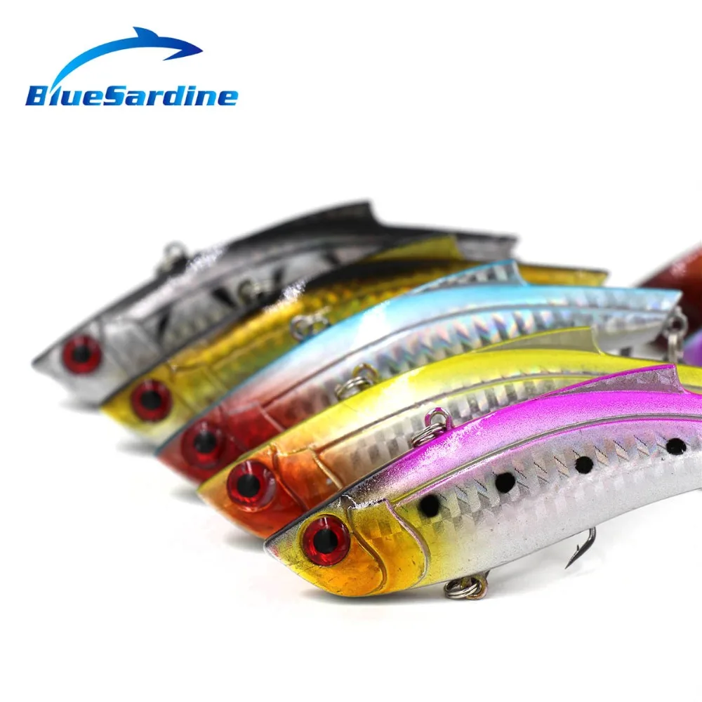 BlueSardine 10 шт 26 8 г 9 см рыболовные приманки металлическая ВИБ вибрационная приманка