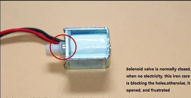 Электромагнитный клапан: микро/DC 6 V/воздушный клапан/нормально закрытый LZX |