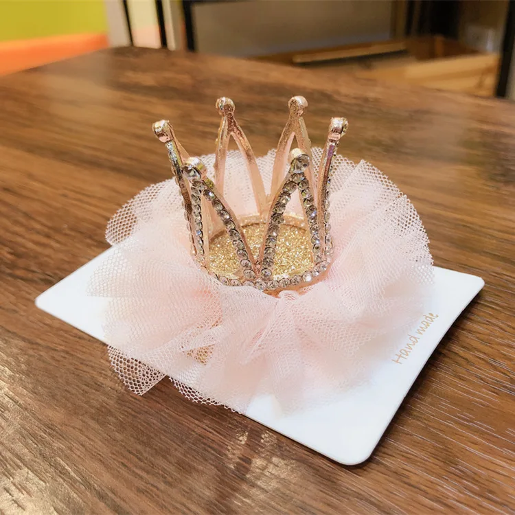 

5pcs Fashion Luxury Rhinestone Tiaras Hairpins Glitter Crown Lace Floral Hair Clips Princess Headwear Boutique Hair Accessories