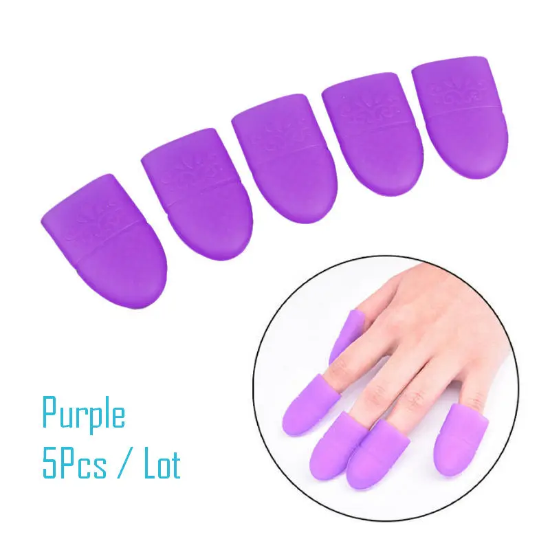 BBT020 Purple Инструмент для удаления лака на пальцах и пальцах ногтей, клипса для педикюра, набор для удаления геля для ногтей, маникюрный гель для ногтей, удалитель замачивания колпачков, инструменты для дизайна ногтей - Цвет: BBT020 Purple