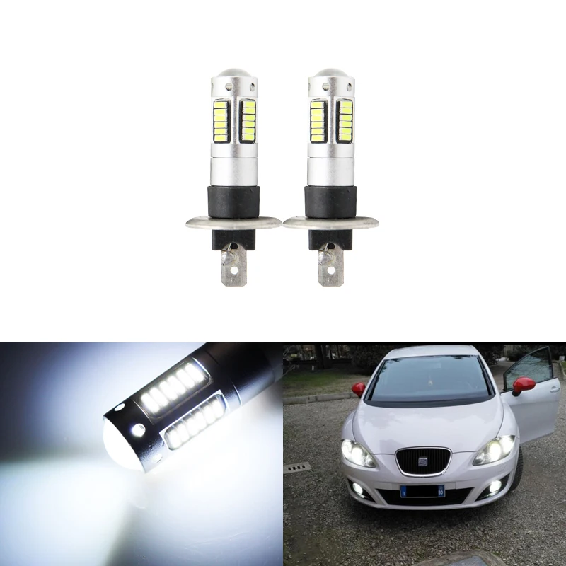 

Direct Fits H1 Led 12V 30SMD Car Bulbs Auto Motor H1 Daytime Running Lights DRL Front Car Driving Fog Lights Lamps White