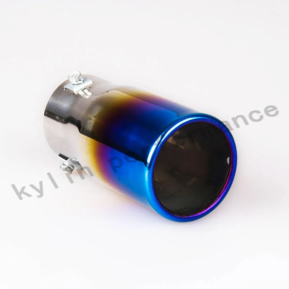 Выхлопная труба из нержавеющей стали для автомобиля хромированная круглая