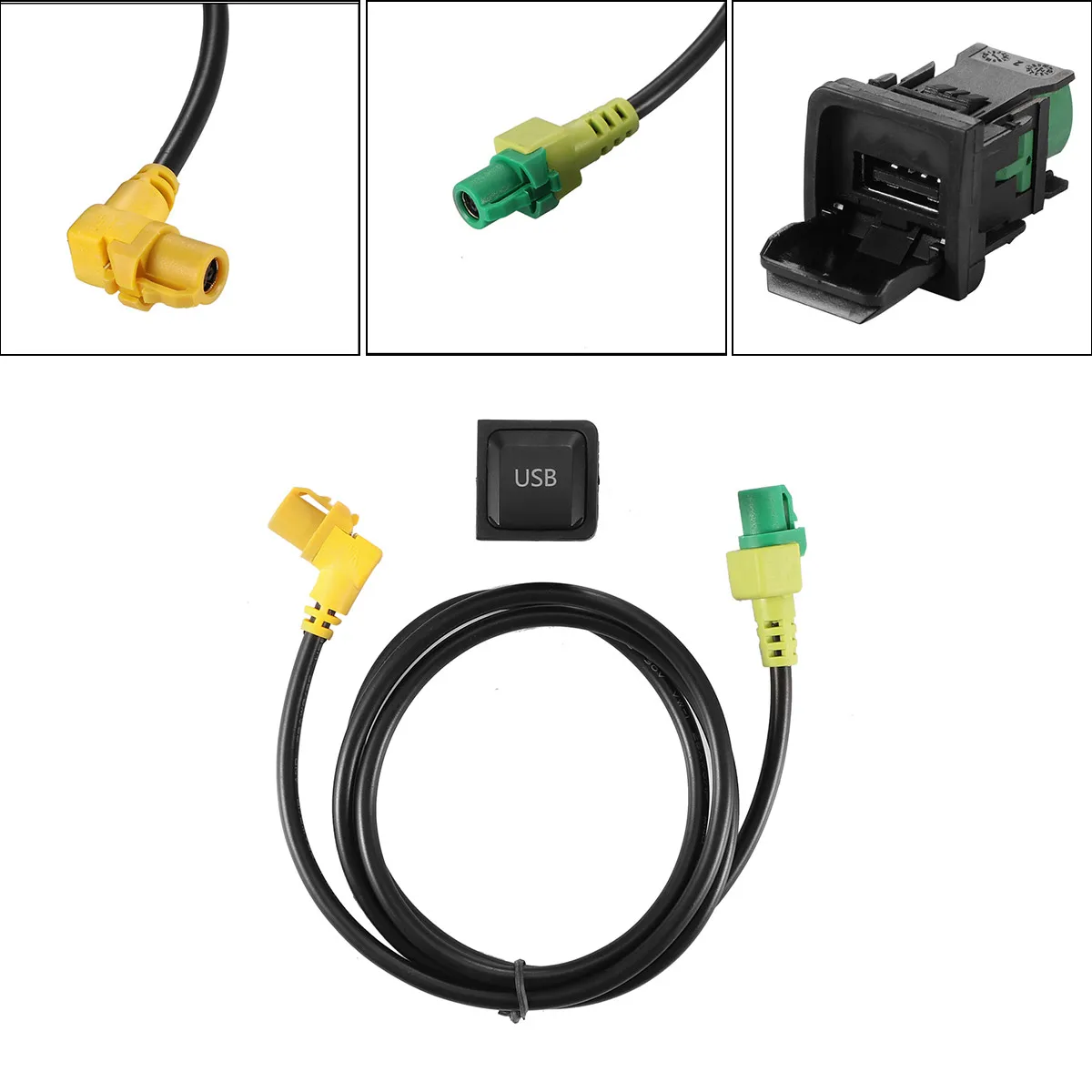 Автомобильный AUX USB переключатель кабельный жгут для RNS315 RCD510 Magotan L POLO Touran|aux usb|aux usb