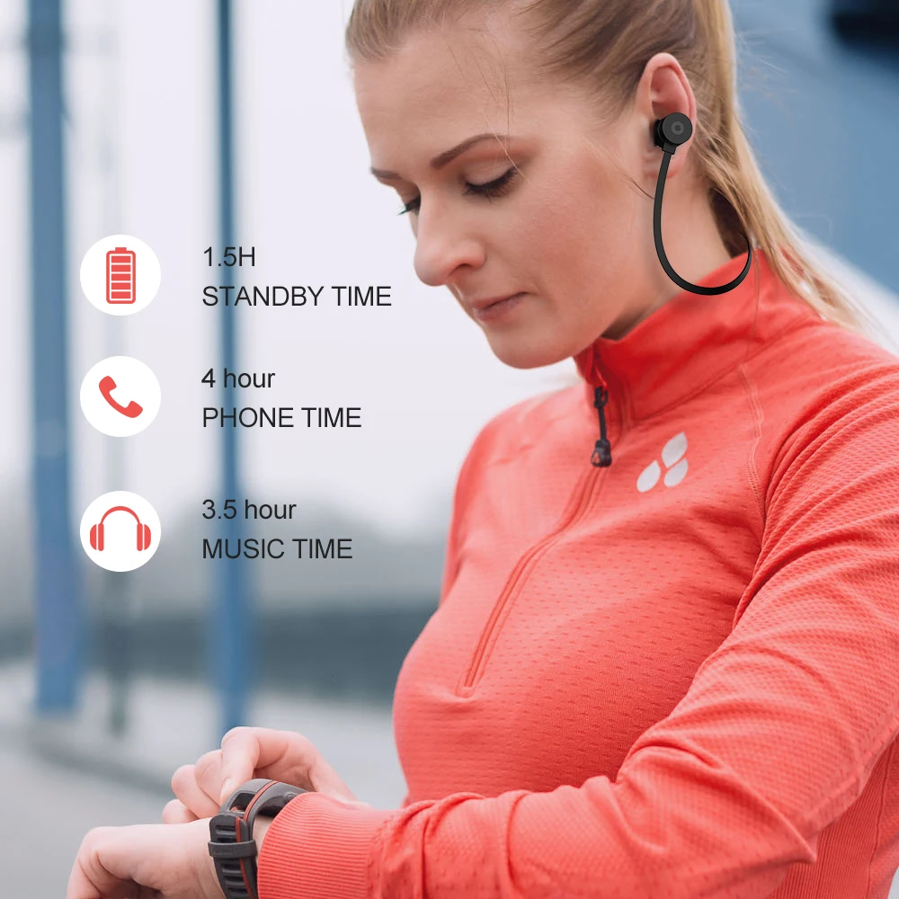 ROCK обновление магнитные Bluetooth наушники водонепроницаемые беспроводные вкладыши