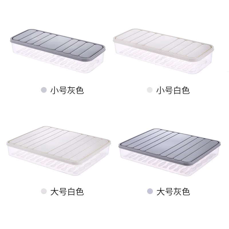 Refrigerator Food Storage Box Square Plastic Single-layer Sealed Large Transparent Classification | Дом и сад