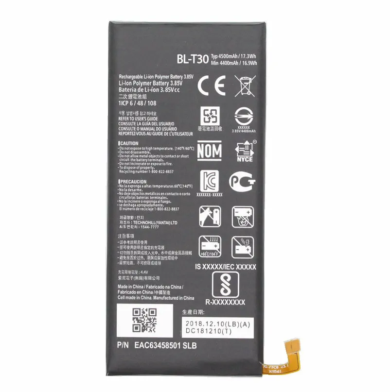 Without Tools 1x4500 мА/ч, BL-T30 Замена Батарея для LG X Мощность 2 II L64VL M320F M320N M322 L63BL K10 Мощность M320 M320DSN M320TV+ Инструменты - Цвет: Without Tools