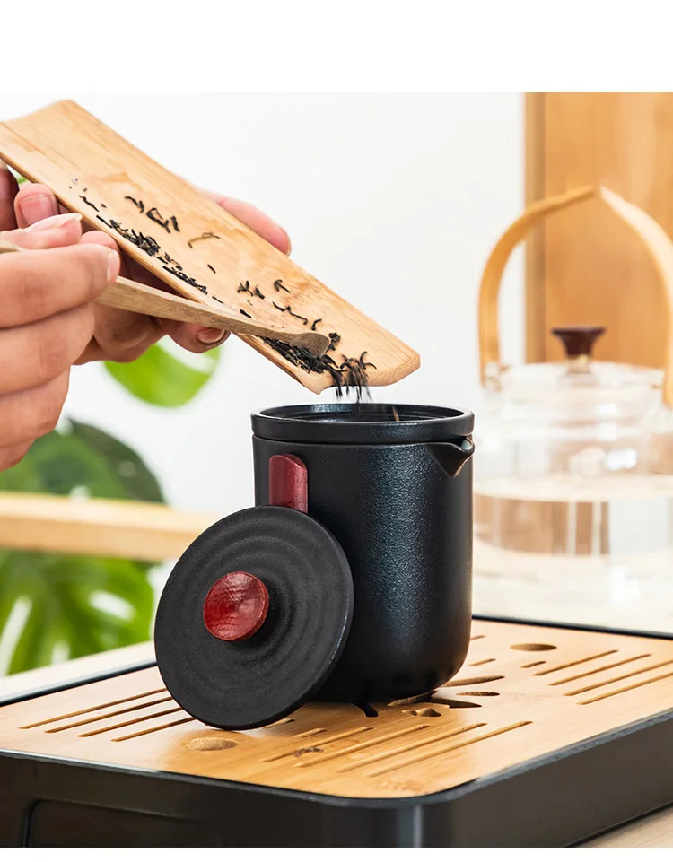 TANGPIN ceramic teapot gaiwan with 4 cups a tea sets portable travel tea set drinkware