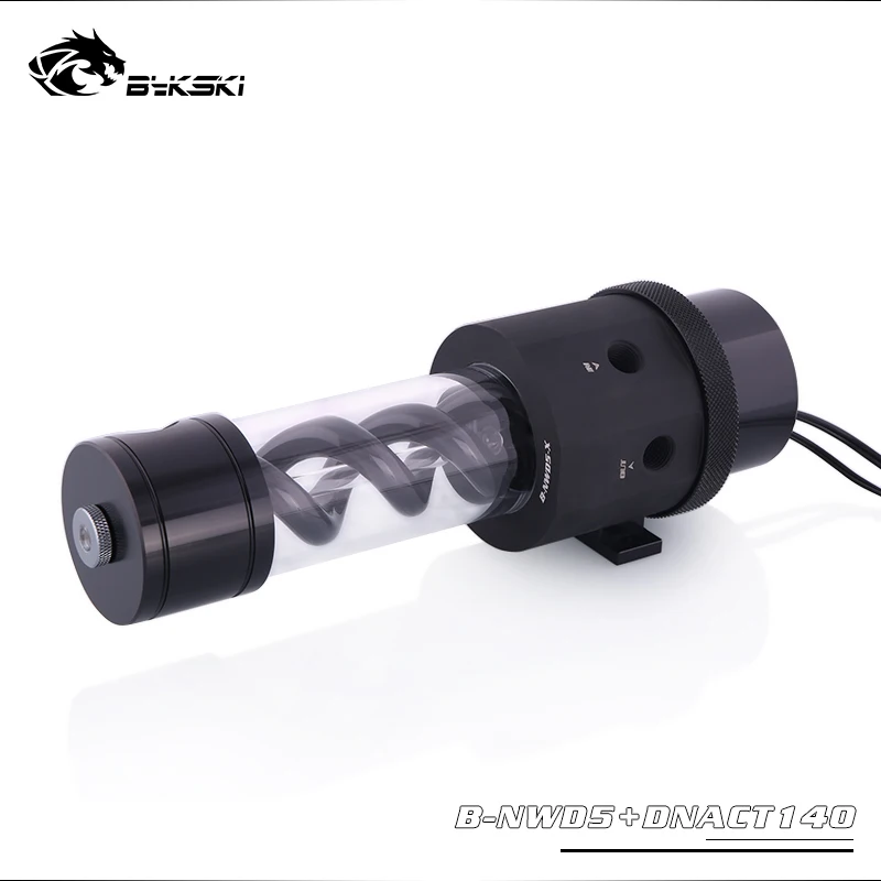 

Bykski B-NWD5+DNACT T-Virus Integrated Reservoir Water Cooling Pump 1100/1500L 3.8M 140mm