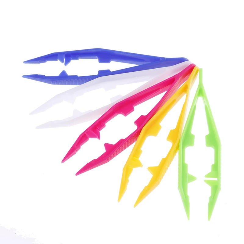 

1/5pcs Funny Durable Children Kids Tools Tweezers Kids' Craft for Perler Bead Random Color
