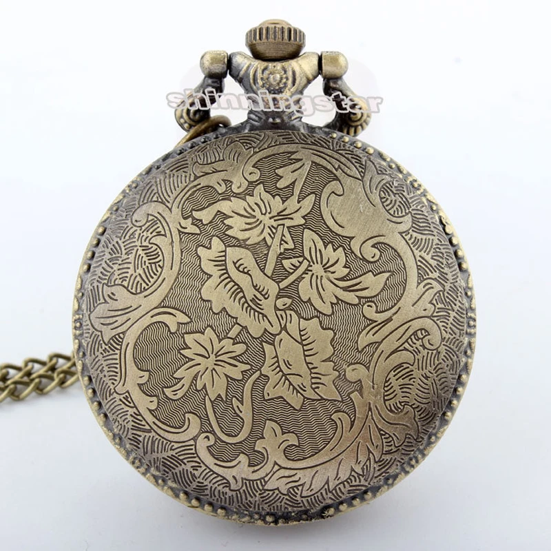 Женские кварцевые карманные часы с подвеской и римскими цифрами модные