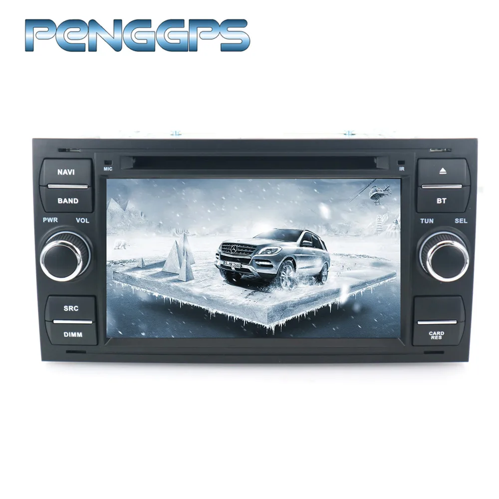 Android 9 0 Автомобильный CD DVD плеер для FORD FOCUS C MAX FIESTA FUSION GALAXY TRANSIT KUGA GPS навигация