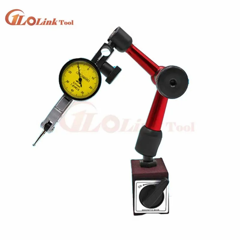 Dial Test Indicator Gauge Universal Magnetic Base Holder Stand Table Scale Precision Indicators Center Finder Measurement Tool